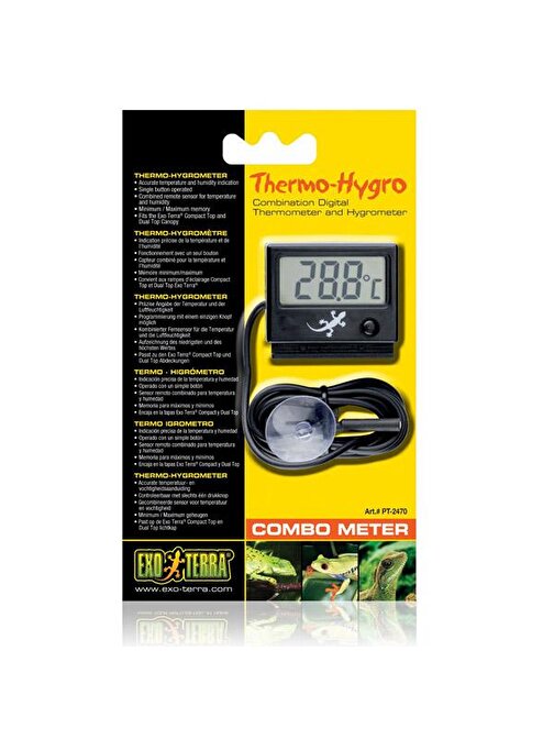 Exo Terra Led Hygrothermo Meter Comb -v