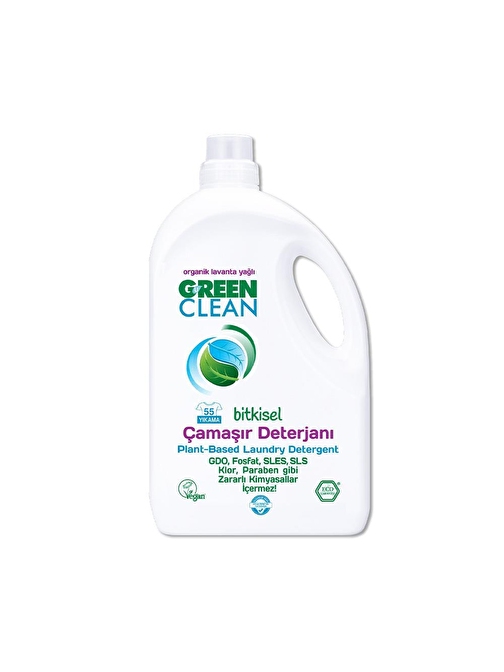 Green Clean Bitkisel Sıvı Çamaşır Deterjanı 2750 ml