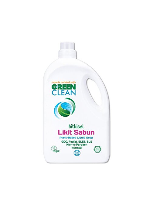 Green Clean Bitkisel Likit Sabun Portakal Yağlı 2750 ml