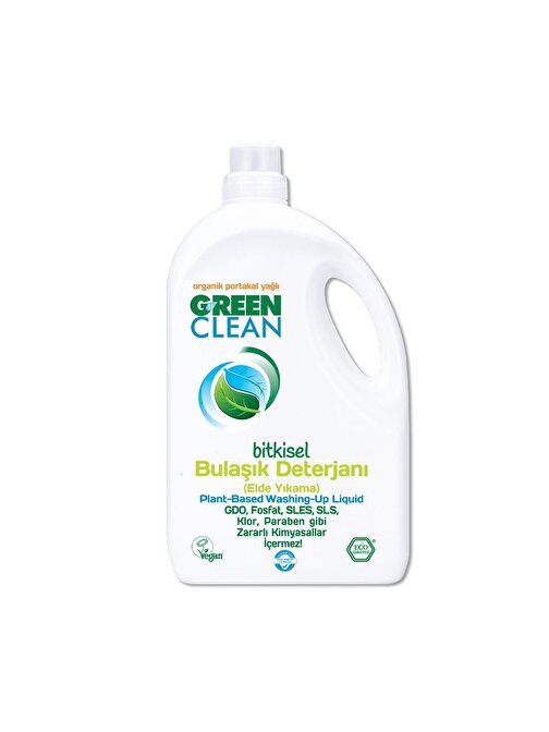 Green Clean Bitkisel Bulaşık Deterjanı Portakal Yağlı 2750 Ml