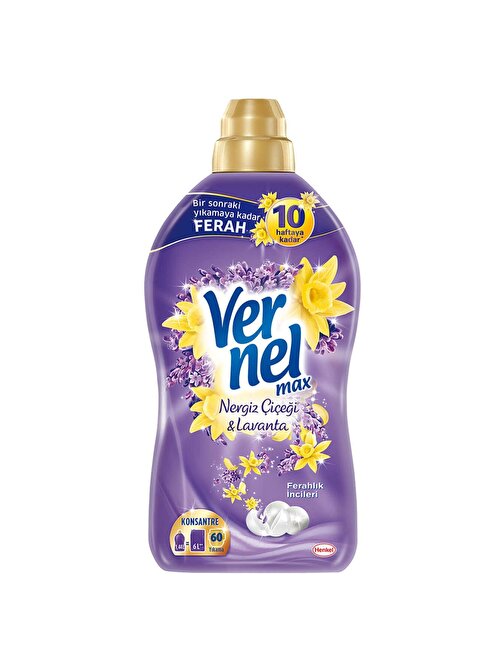 Vernel Nergiz Çiçeği Lavanta Max Konsantre Çamaşır Yumuşatıcısı 1440 ml
