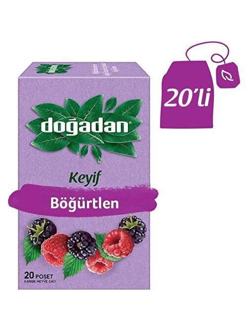 Doğadan Böğürtlenli Karışık Meyve Çayı