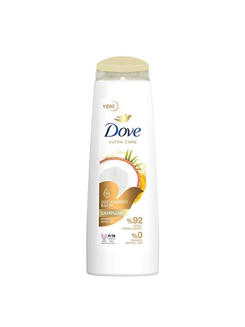Dove Ultra Care Şampuan Güçlendirici Bakım Hindistan Cevizi 400 ml
