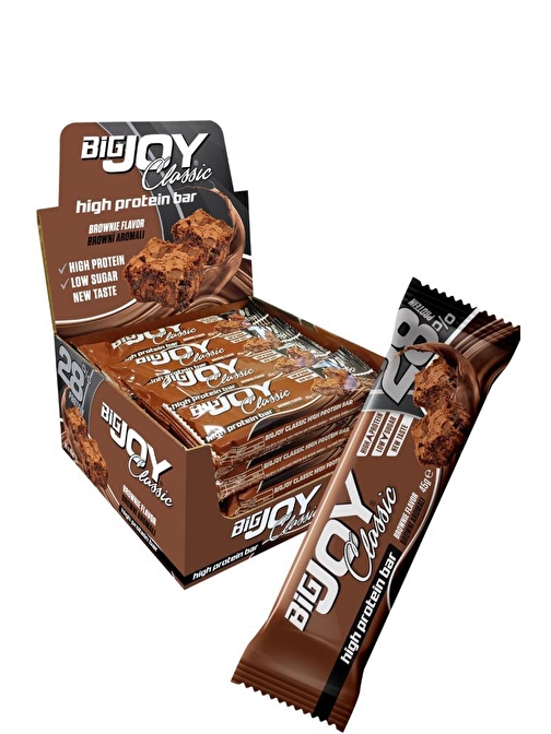 Bigjoy Sports Bigjoy Classic High Protein Bar 45Gr 16 Adet Browni