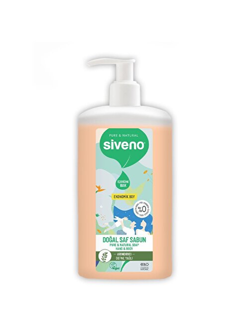 Siveno Doğal Saf Sıvı Sabun Defne Yağlı 1 lt