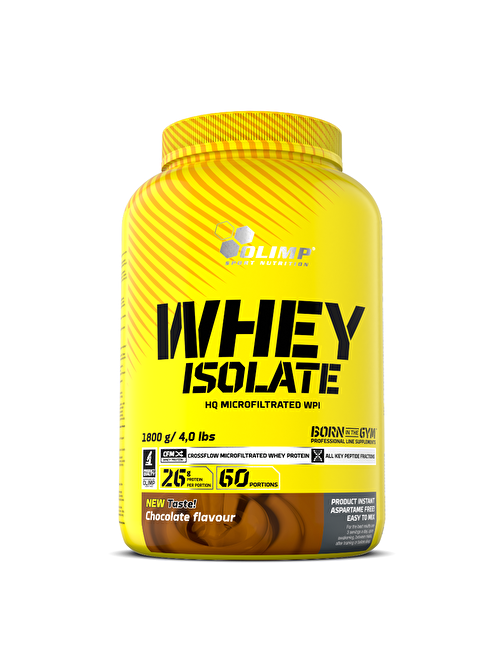 Whey Protein Isolate 1800 gr Çikolata Aromalı