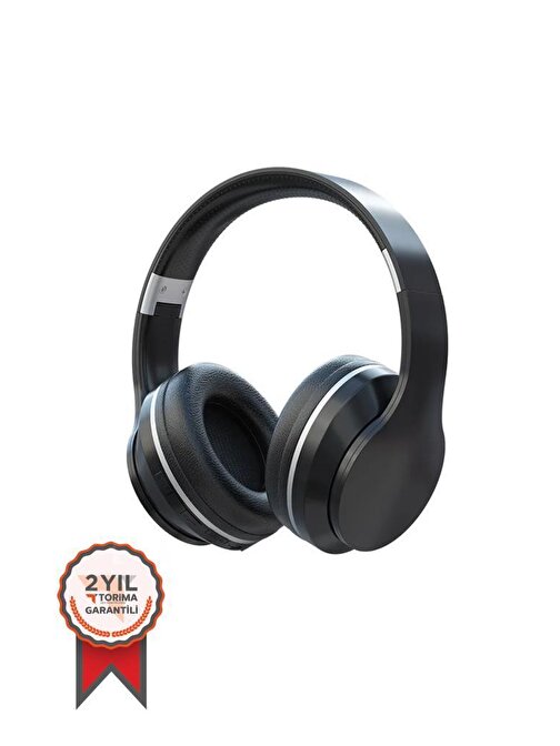 TORİMA SN-35 On-Ear Kafa Üstü Kablosuz  Kulaklık Bluetooth 5.1 Black