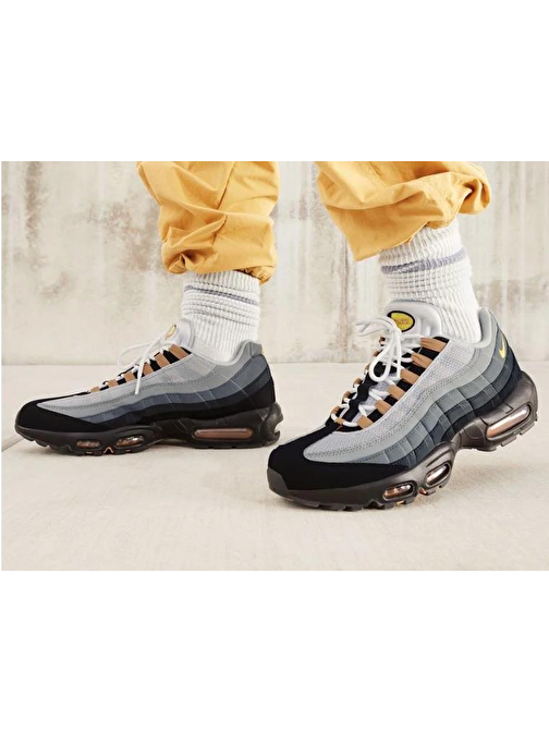 Nike Air Max 95 Siyah Gri Günlük Spor Ayakkabısı DX4236 100