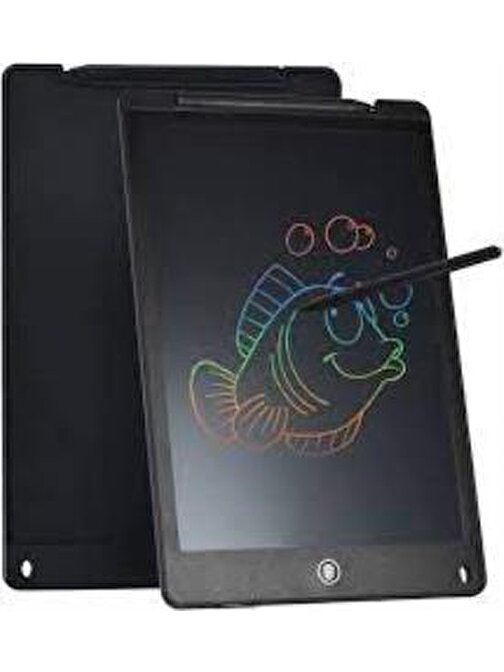 Torima Writing Tablet Lcd 12 Inç Dijital Kalemli Çizim Yazı Tahtası siyah
