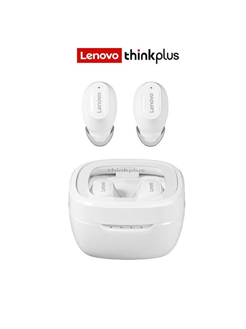 Lenovo XT62 kulaklık Bluetooth 5.3 kablosuz kulakiçi kulaklık HD çağrı Beyaz
