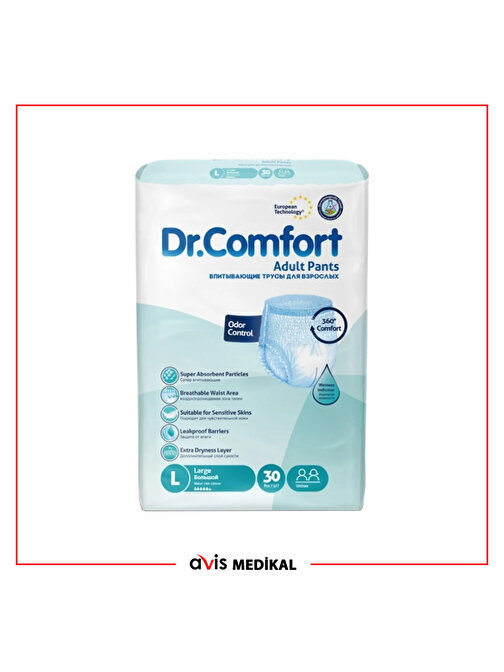 Dr.Comfort Emici Külot Large (Büyük) Boy 30 Adet