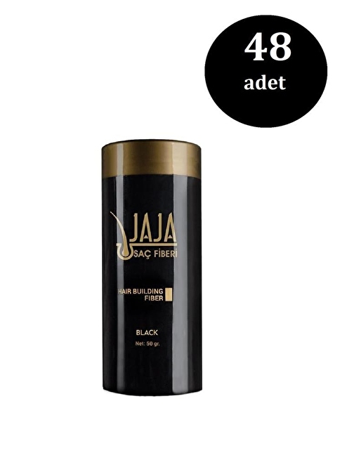 Jaja Saç Fiberi Toz Keratin Içeri Siyah 50 gr X 48 Adet