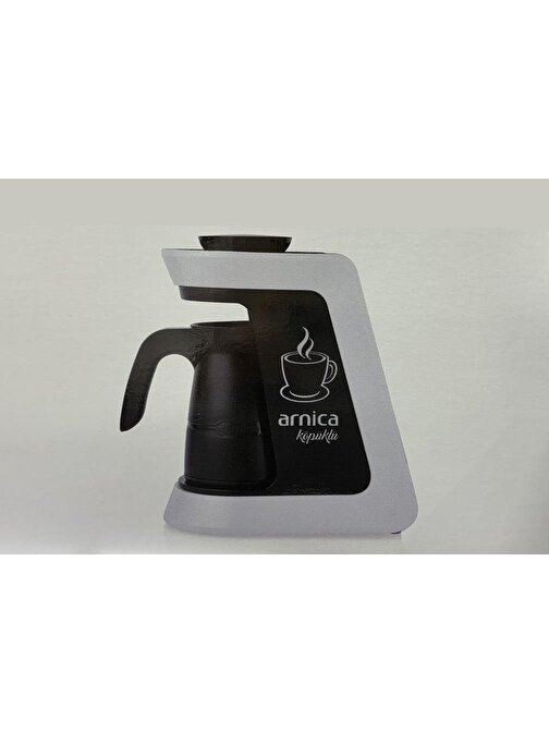 Arnica Köpüklü Pro Otomatik Türk Kahve Makinesi Siyah-Beyaz IH32045