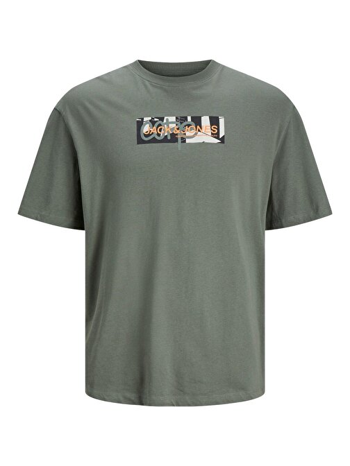Jack&Jones O Yaka Standart Kalıp Yeşil Erkek T-Shirt 12253477