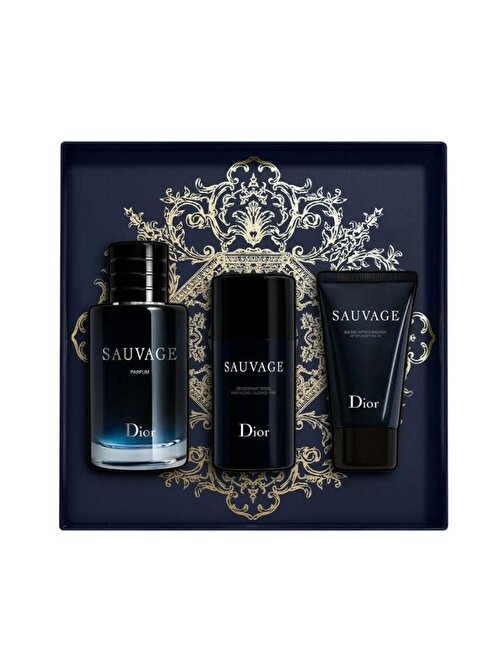 Dior Sauvage Parfum EDP 100 ml Erkek Parfüm Seti