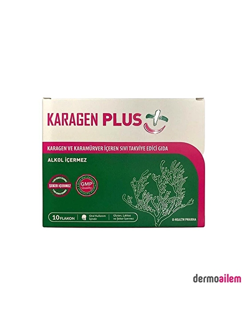 Karagen Plus Karamürver Takviye Edici Gıda 10 Flakon