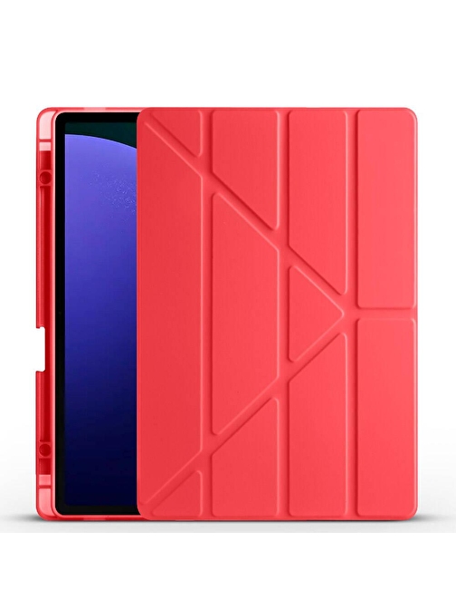 Galaxy Tab S9 Plus Kılıf Kalem Bölmeli Standlı Smart Cover