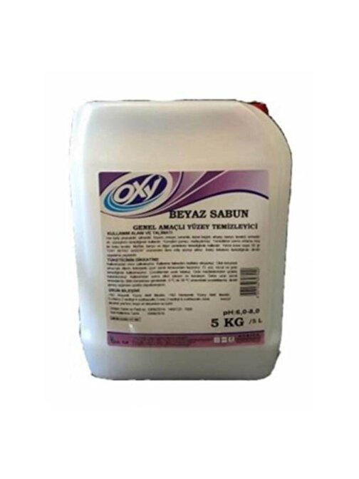 Oxy Genel Amaçlı Yüzey Temizleyici Beyaz Sabun 5 Kg
