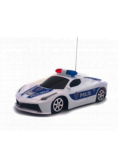 Uzaktan Kumandalı Süper Hızlı Spor Polis Arabası 1:24 (İleri -Geri Hareketli)