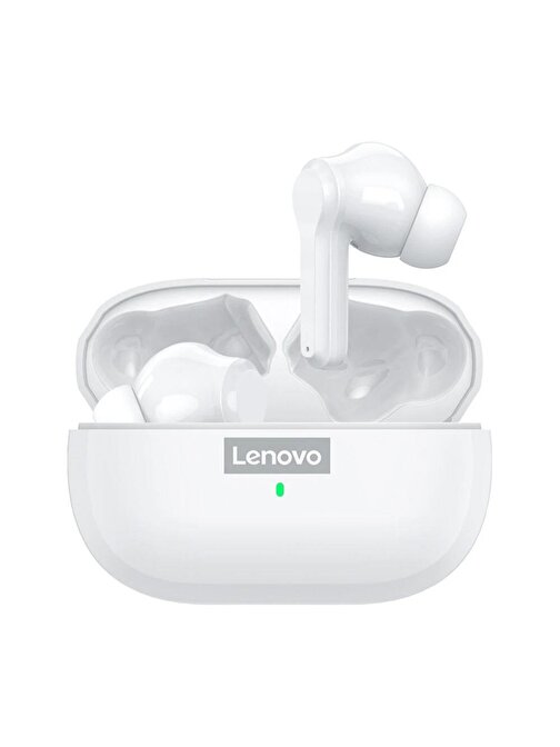 Lenovo LP1S TWS bluetooth 5.0 Kulakiçi Kablosuz Telefon Kulaklığı Beyaz