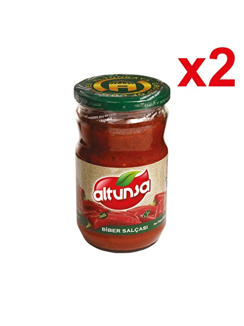 Altunsa Biber Salçası Tatlı 2 X 650 G