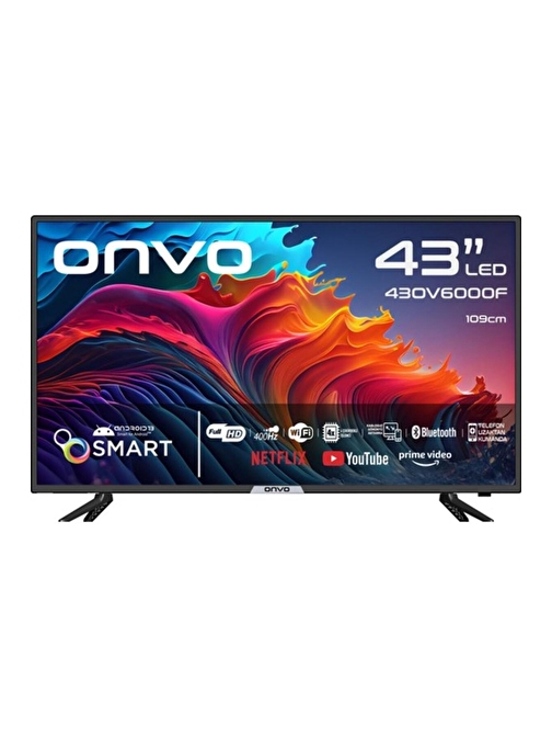 Onvo 43OV6000F 43” Full HD Android 13 Smart LEDTV