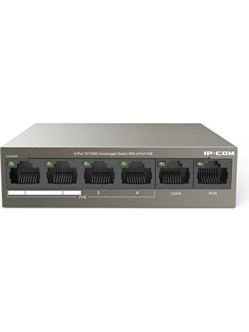 Ip-Com F1106P-4-63W 5-Port 10/100MBPS Unmanaged Poe Desktop Switch