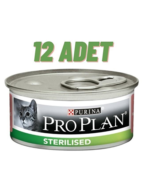 Pro Plan Sterilised Somonlu Yetişkin Kedi Konservesi 12x85 Gr