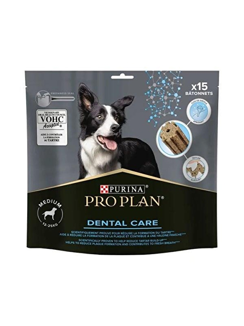 Pro Plan Medium Dental Care Orta Irk Köpek Ödül Maması 345 Gr 15 Adet