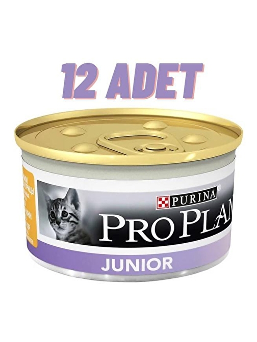 Pro Plan Junior Chicken Yavru Kedi Konservesi 12x85 Gr