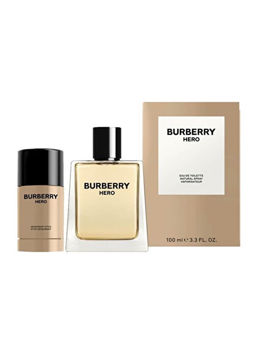 Burberry Hero EDT 100 ml Erkek Parfüm Seti