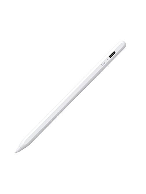 Bix SP02W Universal Android ve iPad Tablet Uyumlu Dokunmatik Bluetooth Stylus Yazı ve Çizim Kalemi Beyaz