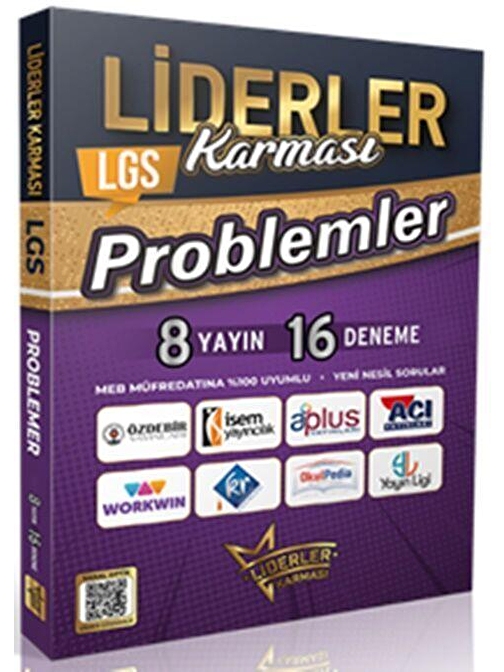 8. Sınıf LGS Problemler Denemeleri 8 Yayın 16 Deneme Liderler Karması