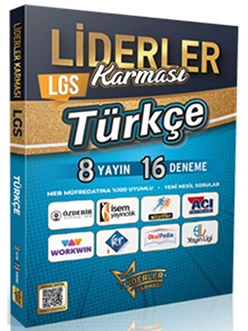 8. Sınıf LGS Türkçe 8 Yayın 16 Deneme Liderler Karması
