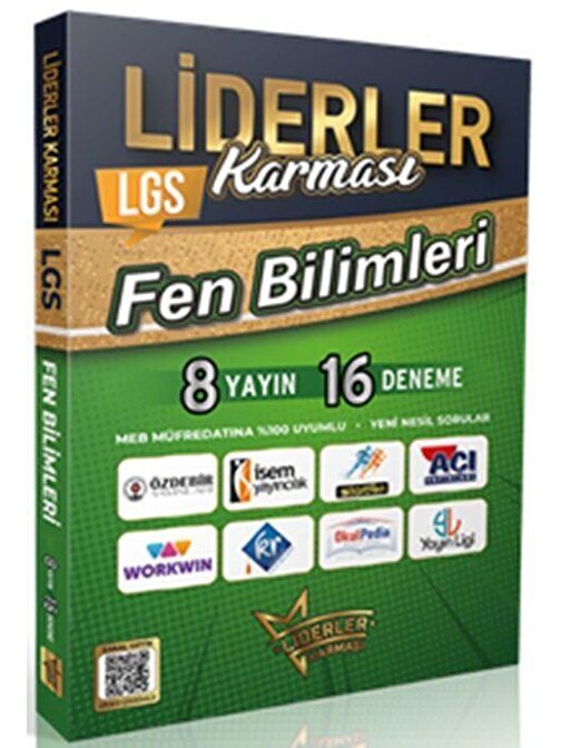 8. Sınıf LGS Fen Bilimleri Denemeleri 8 Yayın 16 Deneme Liderler Karması