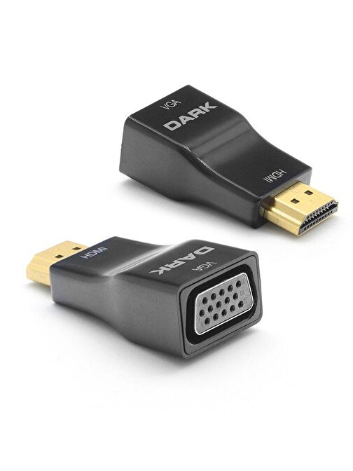 DARK DK-HD-AHDMIXVGA5 HDMI=>VGA DİJİTAL-ANALOG ÇEVİRİCİ (Giriş:HDMI => Çıkış:VGA)