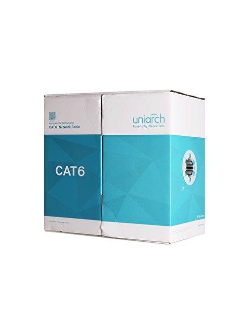 UNIWIZ CAB-6-AE 305m CAT6 UTP KABLO,GRİ,24AWG