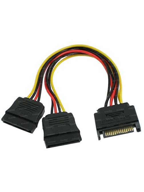 DARK P202 15PIN SATA<=>2*15 SATA DÖNÜŞTÜRÜCÜ KABLO