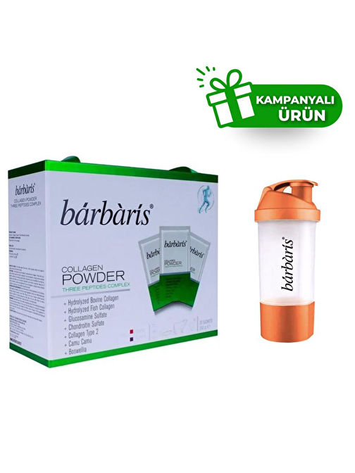 Barbaris Collagen Powder Three Peptides Complex 30 Saşe