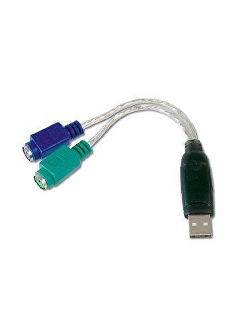 DIGITUS DA-70118 USB=>PS/2 KLAVYE-MOUSE ÇEVİRİCİ USB’den PS/2’ye (Klavye ve Mouse) Çevirici