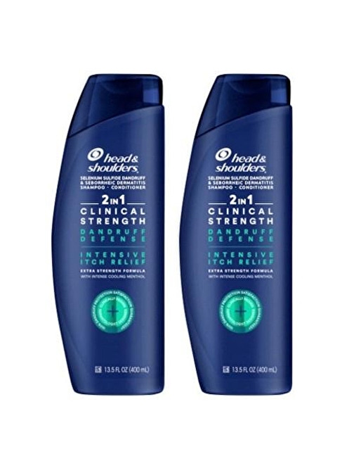 Head & Shoulders Clinical Kepek ve Kaşıntı Giderici 400 ml x 2 Adet