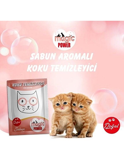 Lepus Magic Power Sabunlu Toz Kedi Koku Giderici