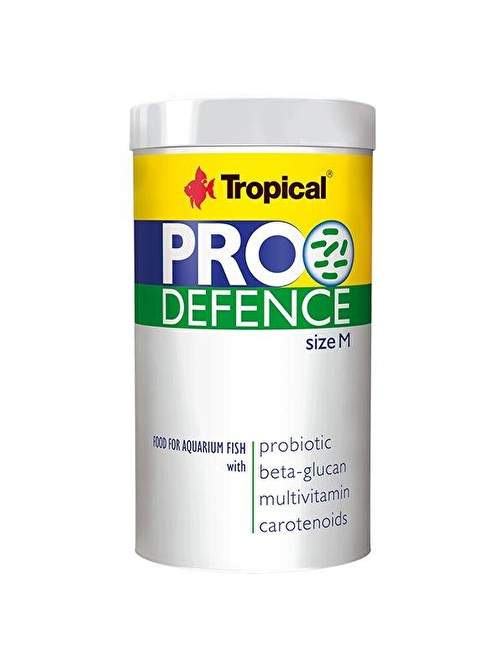 Tropical Pro Defence Prebiyotik Katkılı Yavaş Batan Balık Yemi Medium 1000 Ml 440 Gr