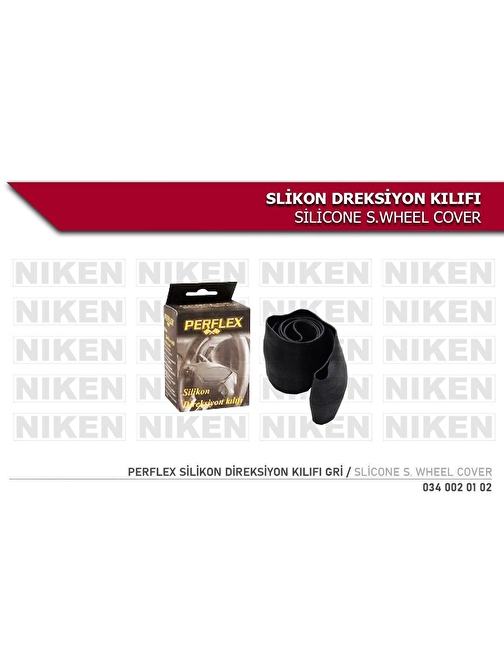 PERFLEX SİLİKON DİREKSİYON KILIFI GRİ