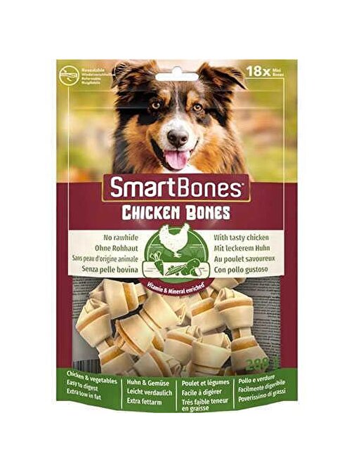 Smart Bones Chicken Mini Köpek Ödül 288 Gr.