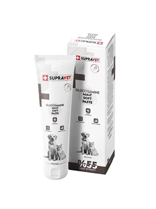 Supravet Glucosamine Kedi ve Köpek Eklem ve Kas Destekleyici Malt Paste 100 Gr