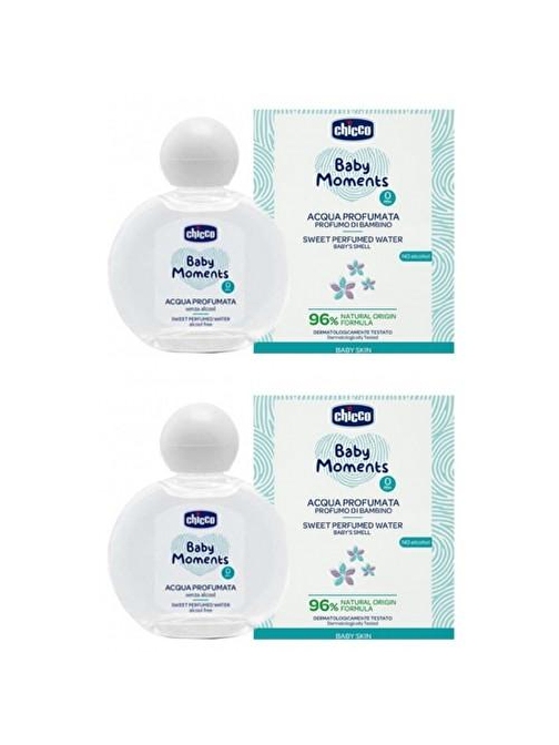 Chicco Baby Moments Su Bazlı Parfüm 100 ml x 2 Adet