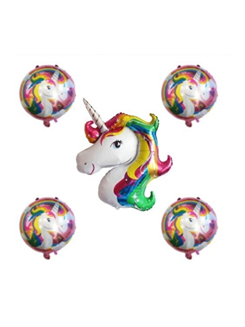 Pazariz Pazariz Unicorn At Set Folyo Balon 5 Adet