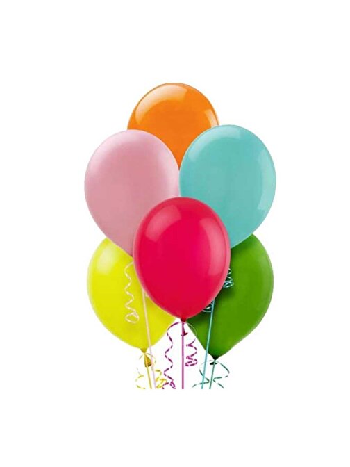 Pazariz Pazariz Karışık Renkli Balon 25 Adet