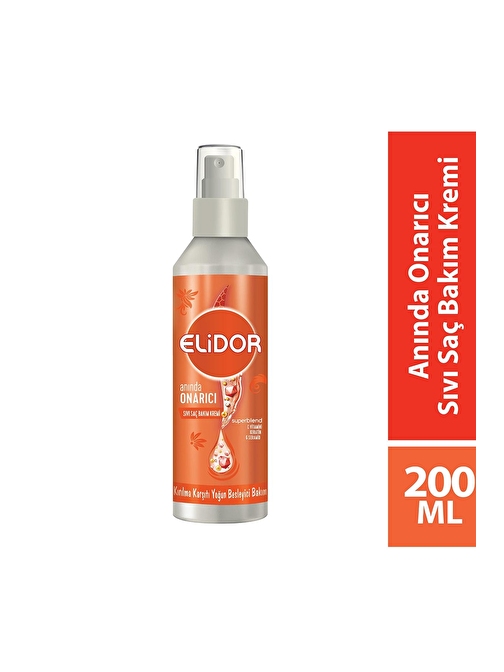 Elidor Superblend Sıvı Saç Bakım Kremi Anında Onarıcı Kırılma Karşıtı Yoğun Besleyici 200 Ml